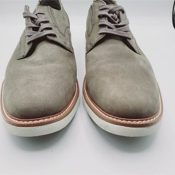 G.H. Bass & Co. Gray Suede Leather Lace Up Oxford Derby Size 9.5M - Picture 5 of 11